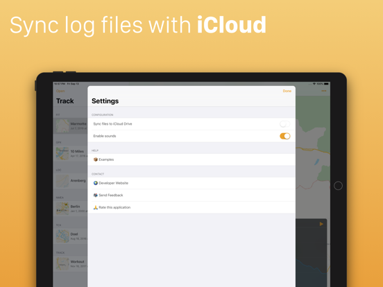 Track - Bekijk je logbestanden iPad app afbeelding 8