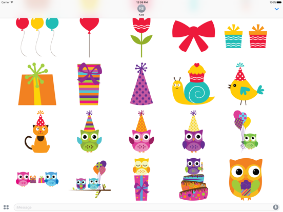 Happy Birthday Sticker Packのおすすめ画像3