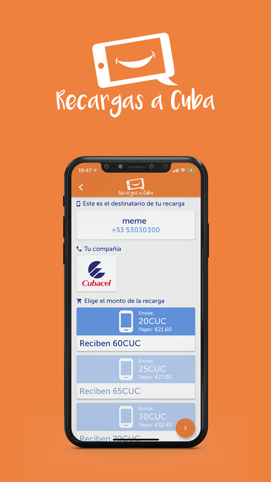 #5. Recargas a Cuba (iOS) 由: Flacotech SL