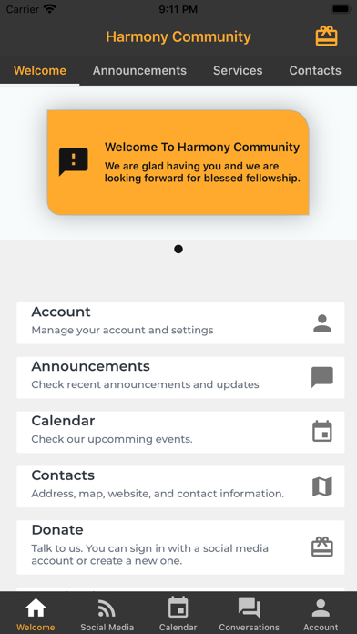 Screenshot #1 pour Harmony Community