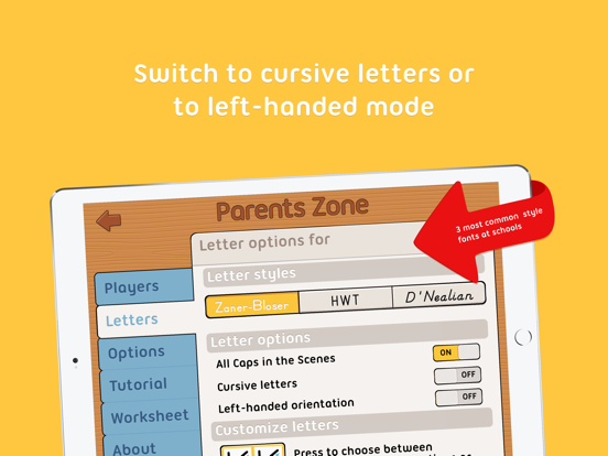 iTrace — handwriting for kids iPad app afbeelding 6