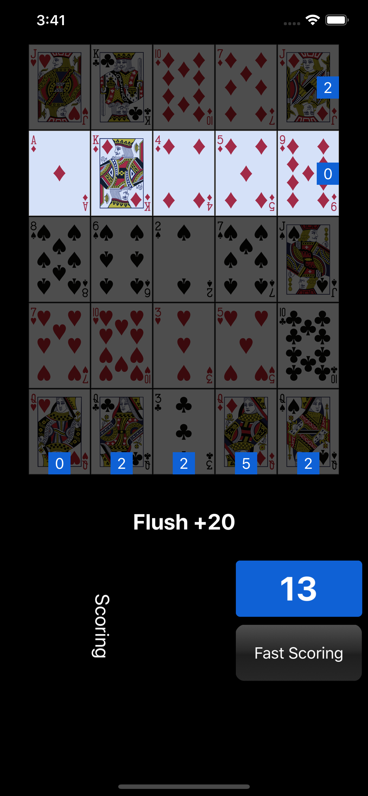 Poker Square - Solitaire