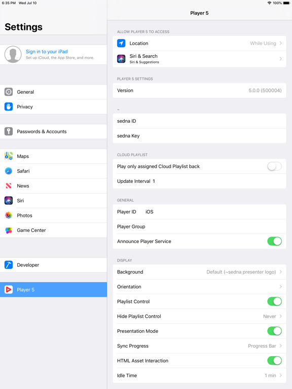 Screenshot #6 pour Player for Mobile Devices 5