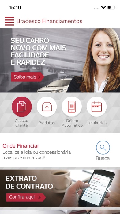 How to cancel & delete Bradesco Financiamentos from iphone & ipad 1
