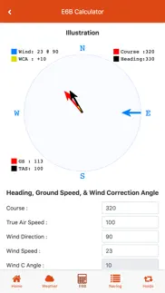 e6bx e6b flight computer iphone screenshot 1