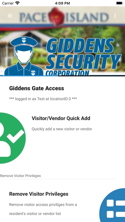Giddens Gate Access
