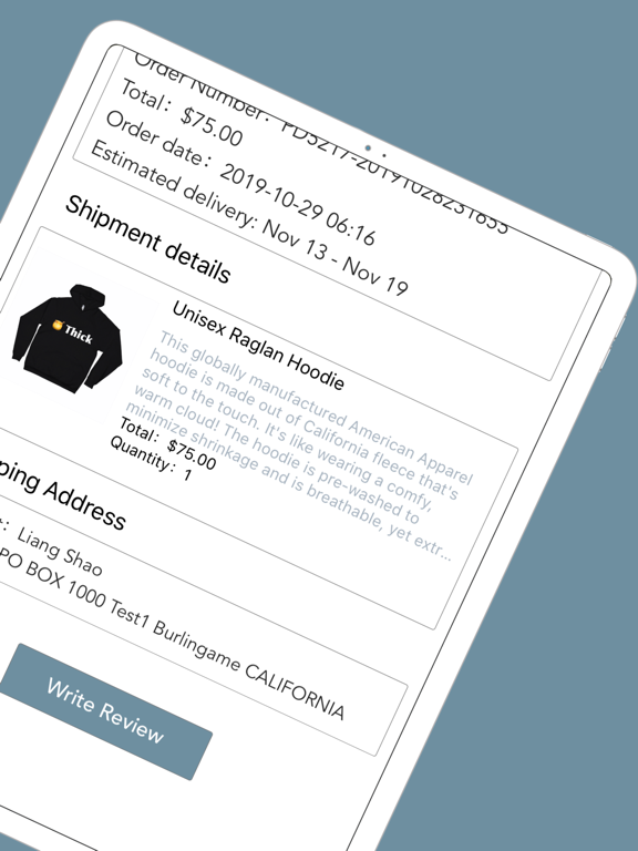 Custom Tee iPad screenshot 7 - Shopping app