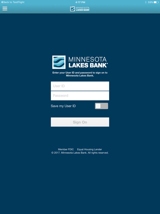 Minnesota Lakes Bank for iPad