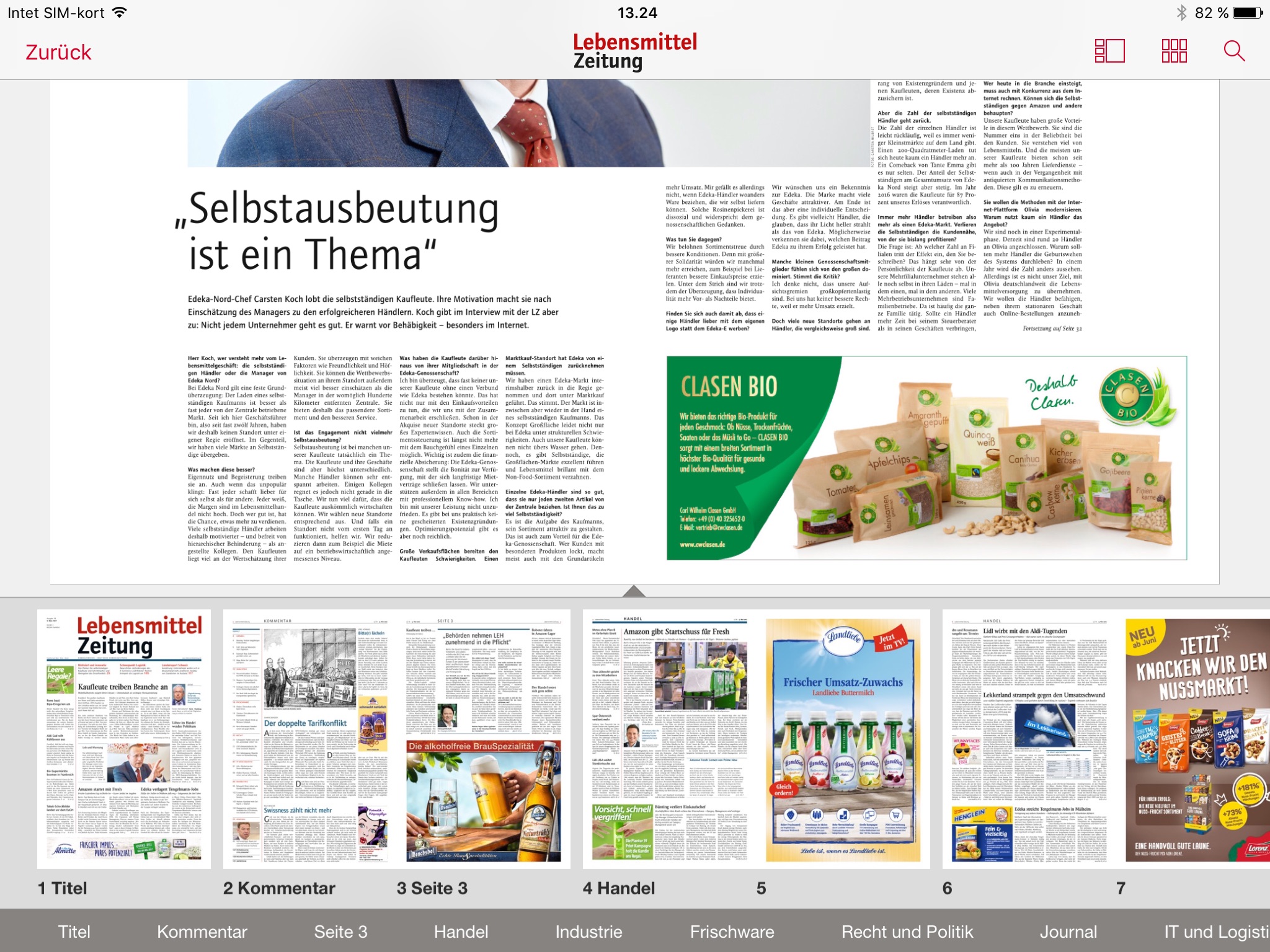 Lebensmittel Zeitung screenshot 4