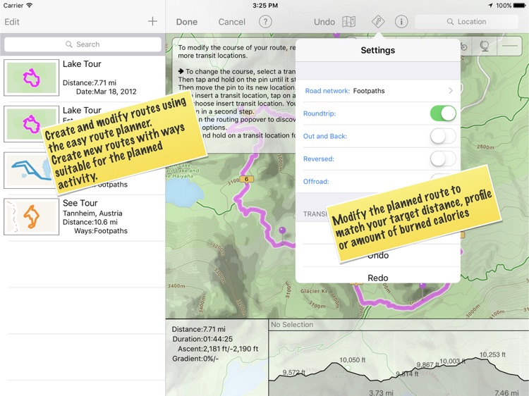 TrailRunner touch — GPX Editor