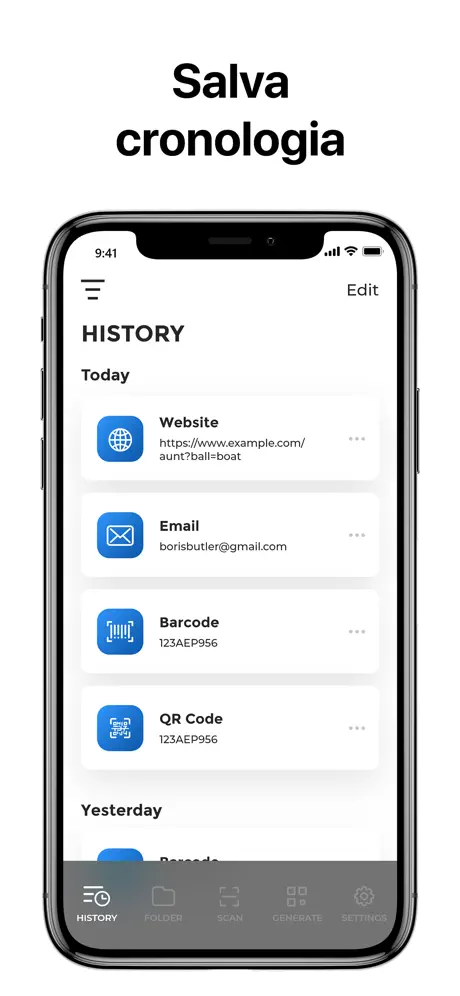 QR Code - Lettore di codici QR