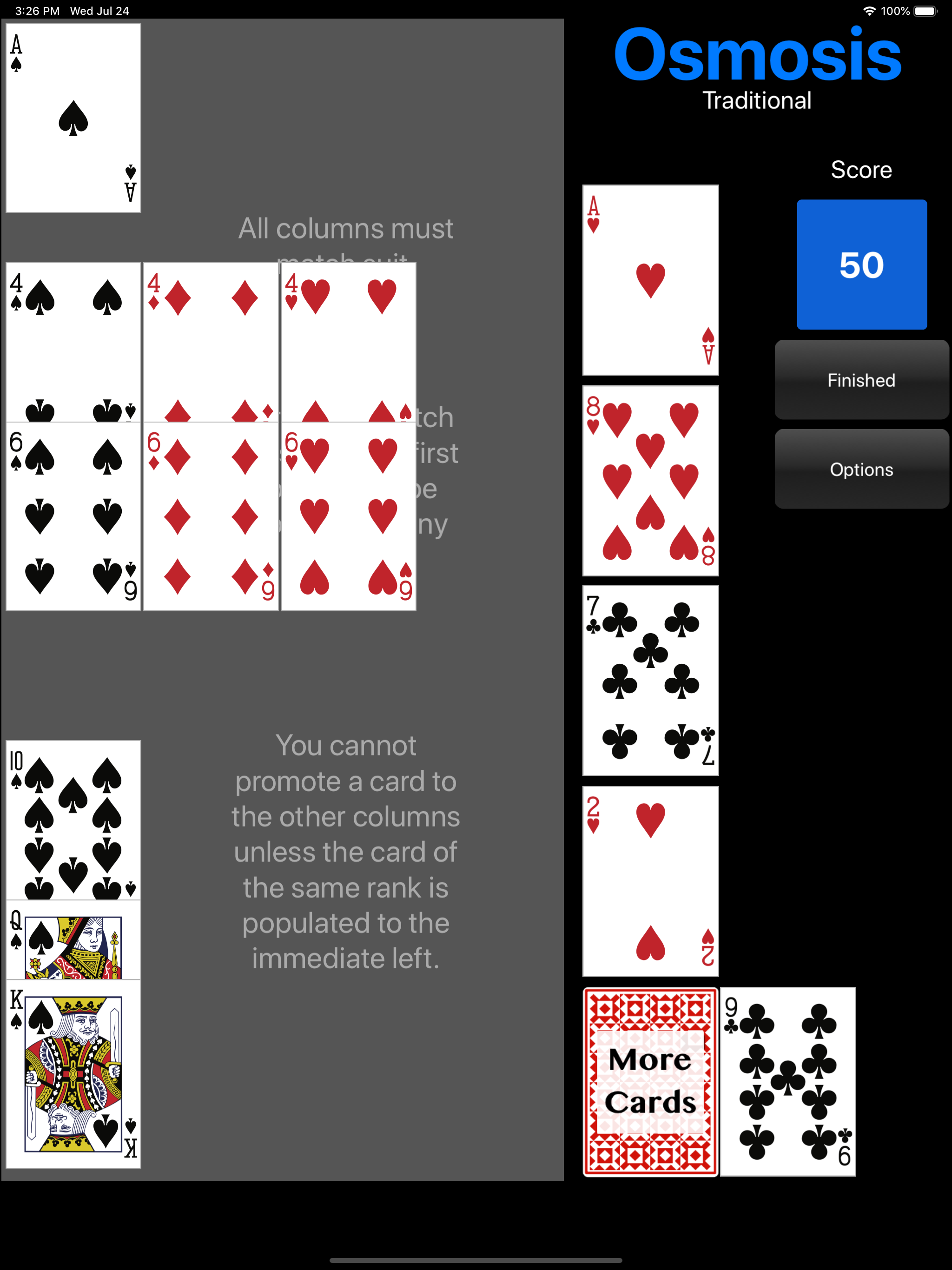Osmosis Solitaire screenshot 8