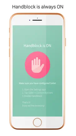 Handblock: Block Safari ads iPhone image 4