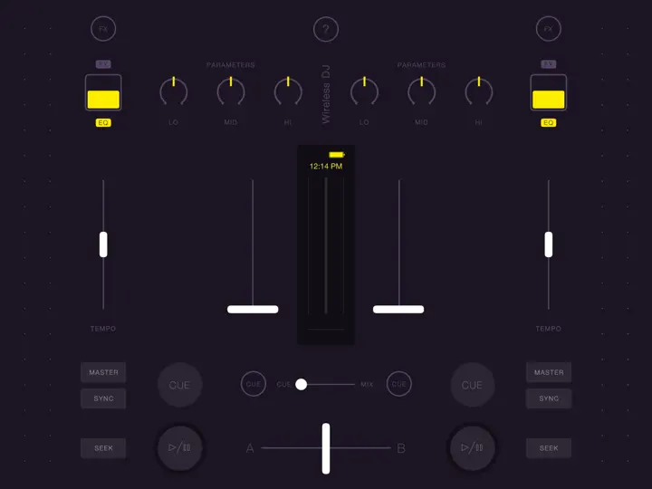 Скриншот Wireless DJ Lite на iPhone 1