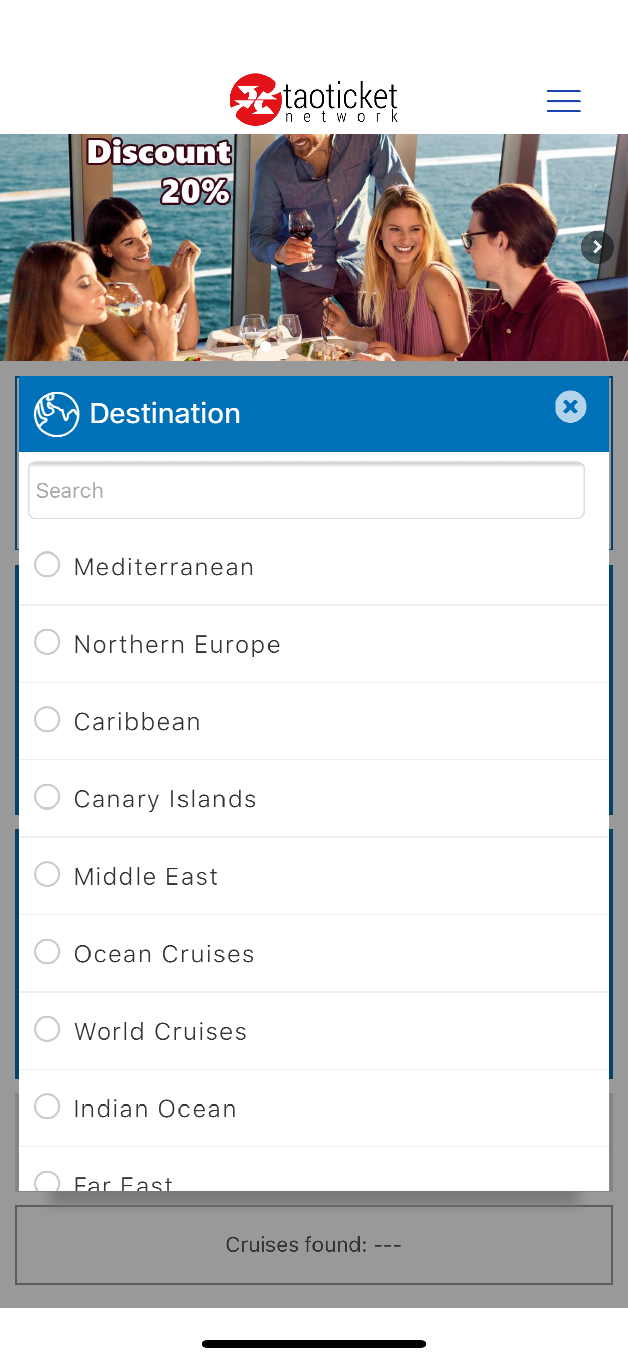Ticketcosta - Cruises screenshot 3