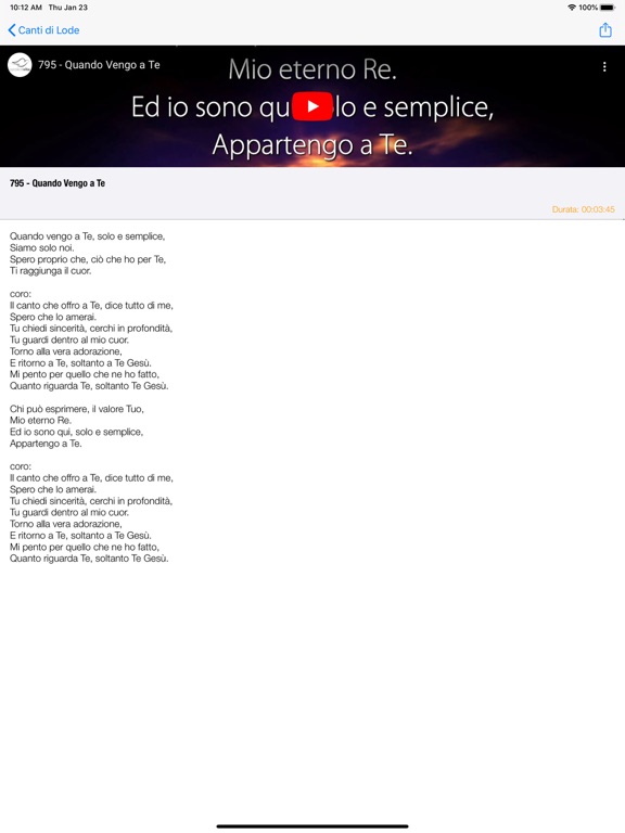 Parole di Vita iPad screenshot 7 - Entertainment app