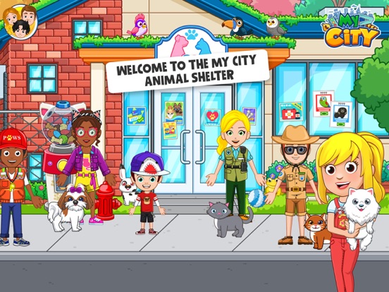 My City: Animal Care Shelter iPad screenshot 1 - Education app