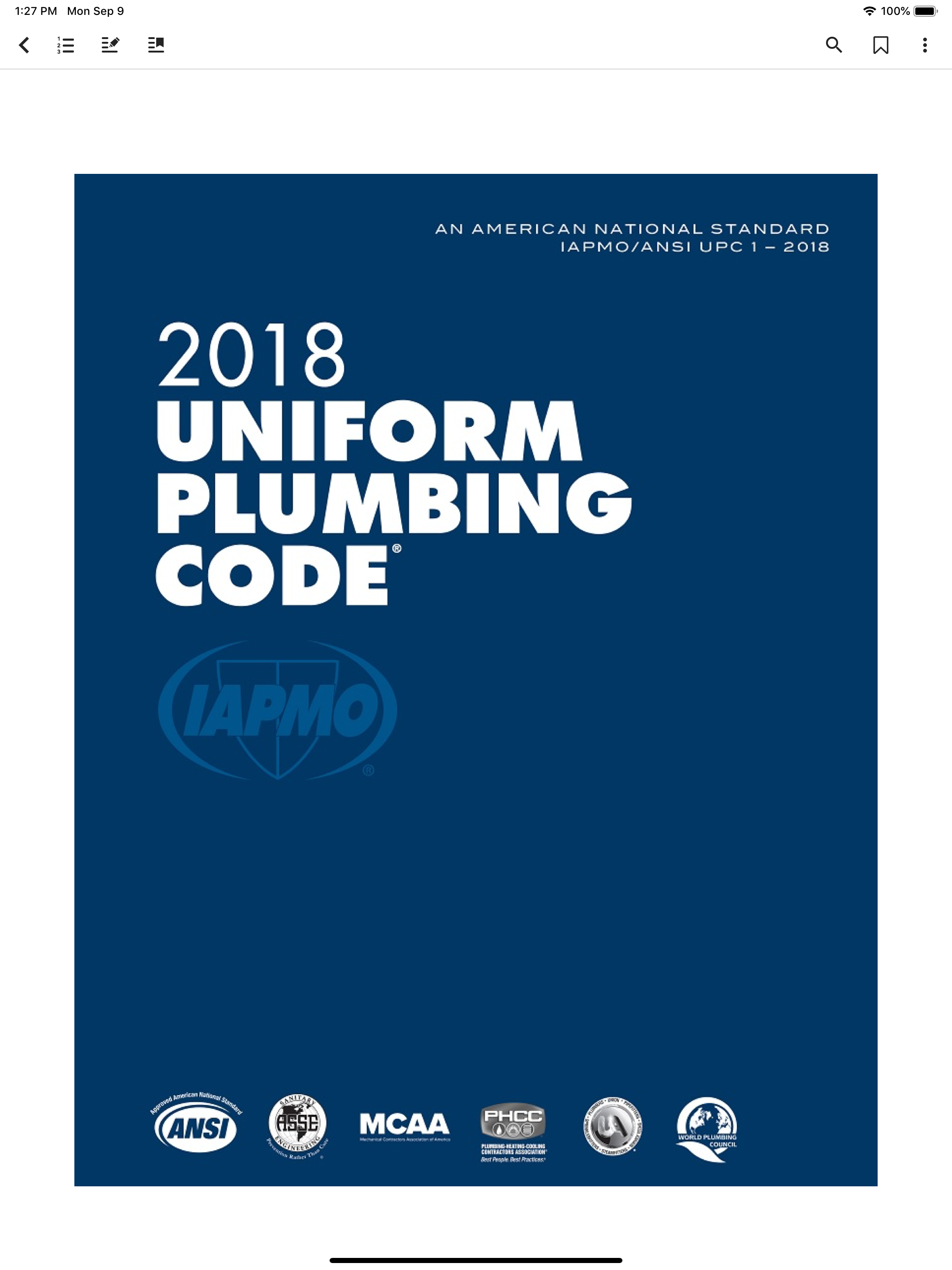 IAPMO Codes