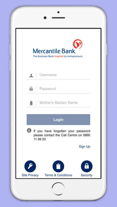 Screenshot #1 pour Mercantile Banking App