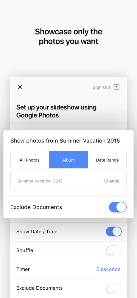 SoloSlides for Google Photos
