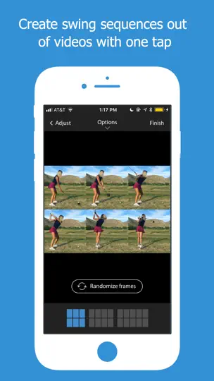 Captura de pantalla de The Golf Tracer en iPhone 4