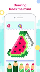 HexaParty - Hexel art for Kids screenshot