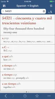 Ultralingua Spanish-English iphone bilder 2