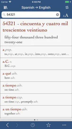 Ultralingua Spanish-English iPhone-skjermbilde 3