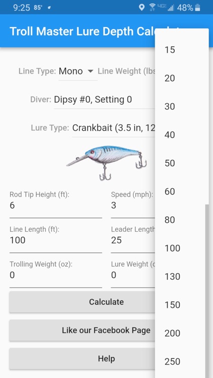 Troll Master Depth Calculator screenshot-4