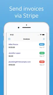 invoice for stripe iphone screenshot 1