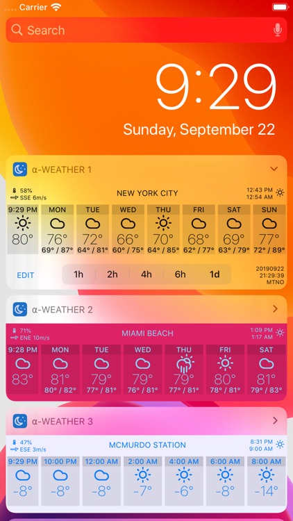 Alpha Weather Today Widgets screenshot-7