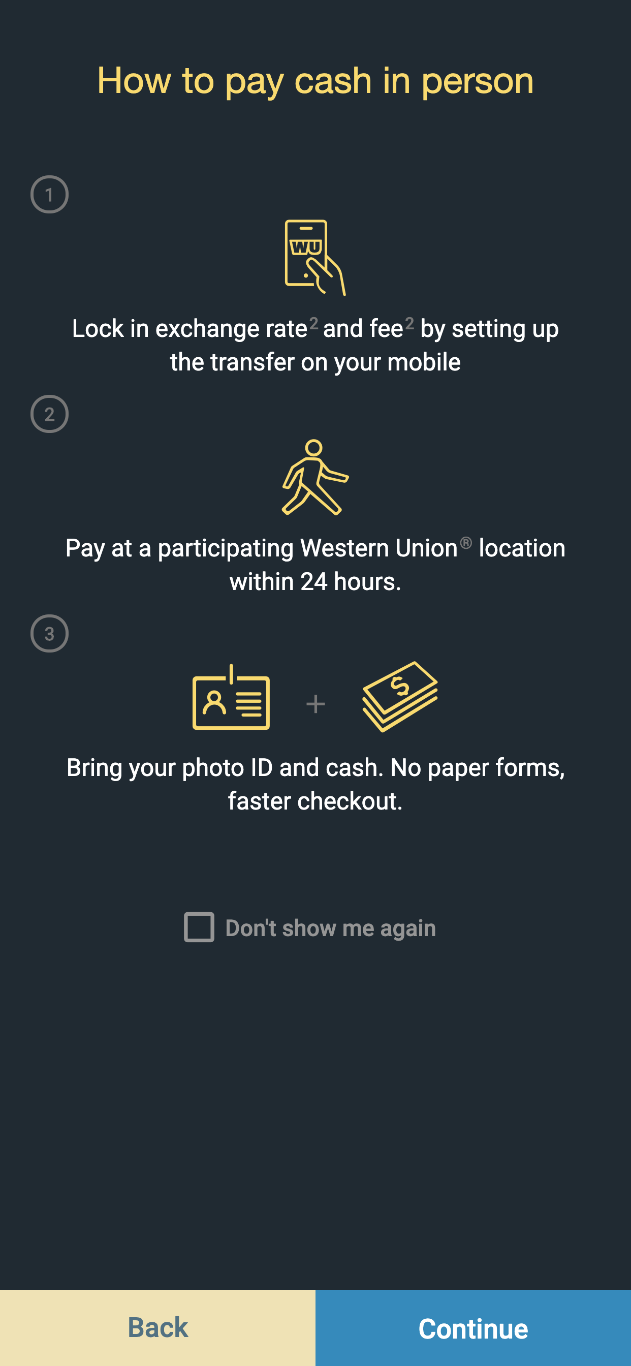 Western Union Send Money TT