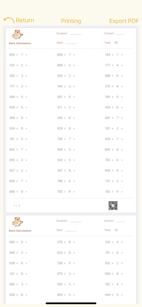 Basic Calculations