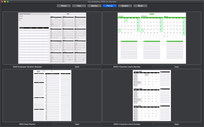 Cal Templates 2020 for Keynote screenshot 4