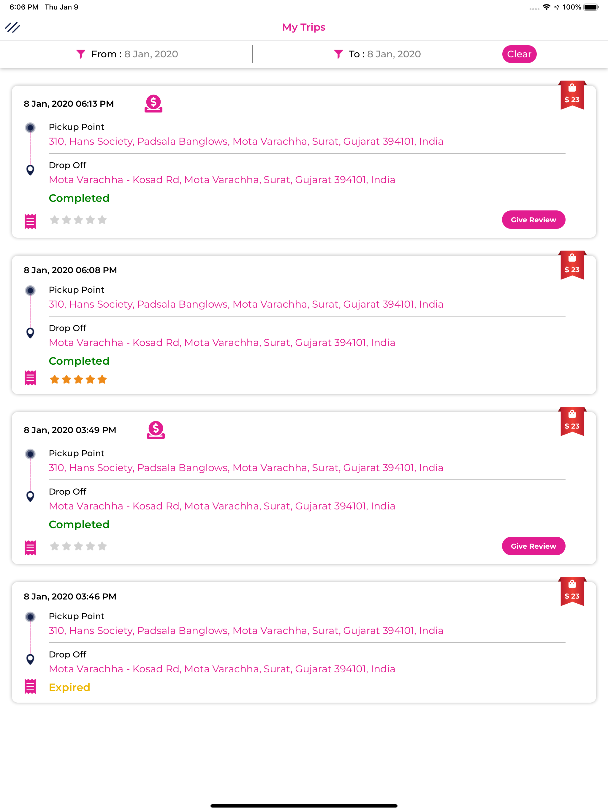PinkCab Passenger screenshot 13