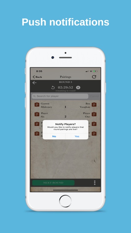 Best Coast Pairings: TO App