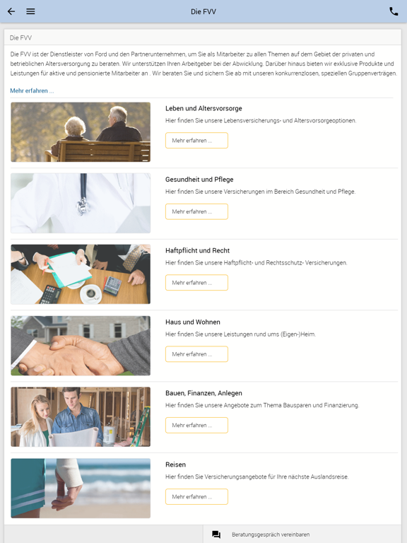 Screenshot #6 pour Ford Vorsorgeportal