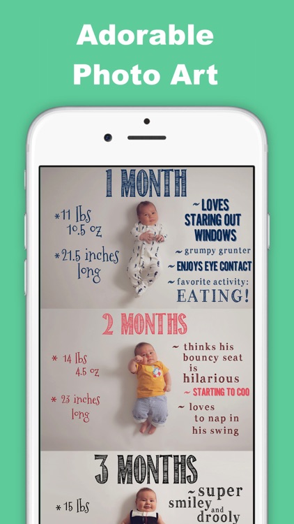 WONDER - Baby Monthly Pictures screenshot-0
