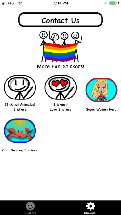 Stickmoji Gay LGBT Stickers screenshot