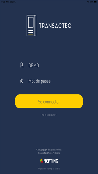 Screenshot #1 pour Transacteo