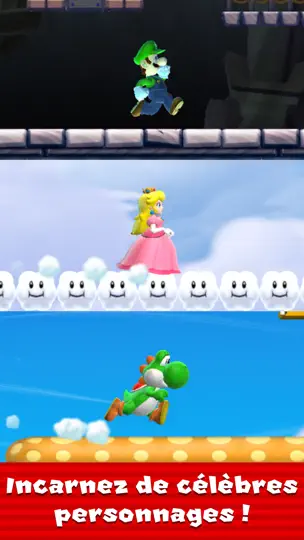 Capture d'écran de Super Mario Run sur iPhone 3