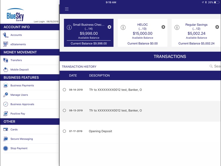 Blue Sky Business for iPad