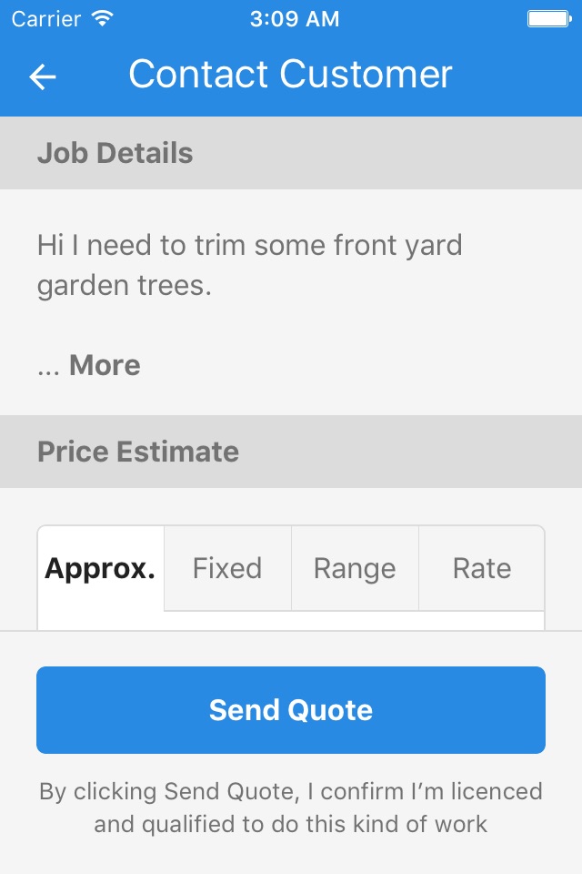 Service Seeking for Business screenshot 3