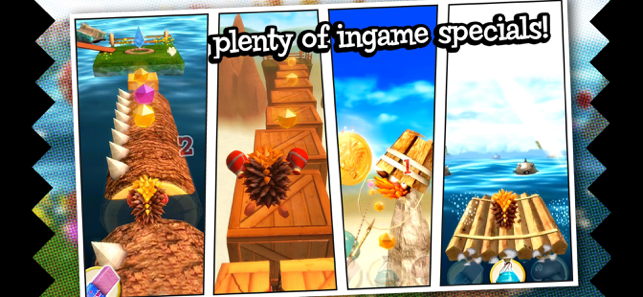 ‎Crazy Hedgy - 3D Platformer Screenshot