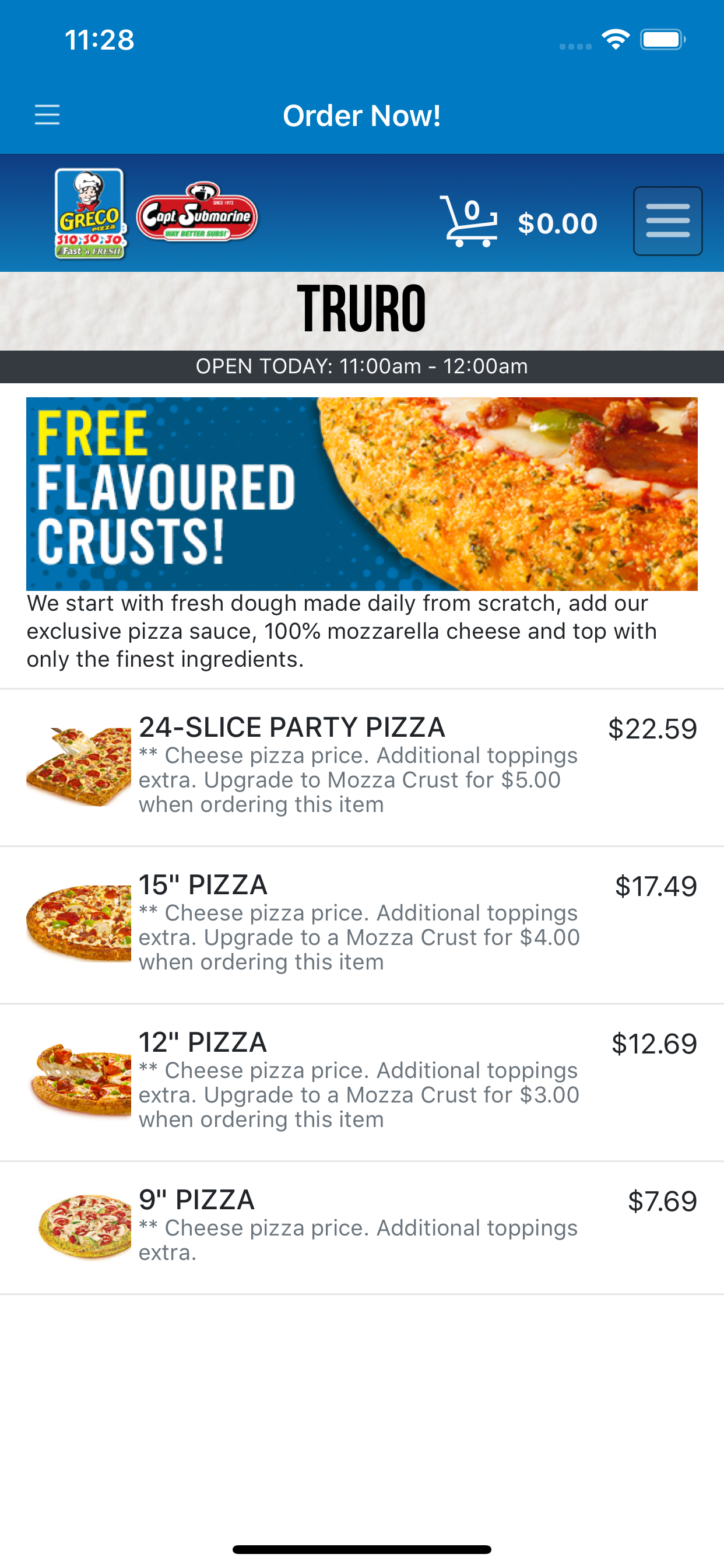 Greco Pizza screenshot 2