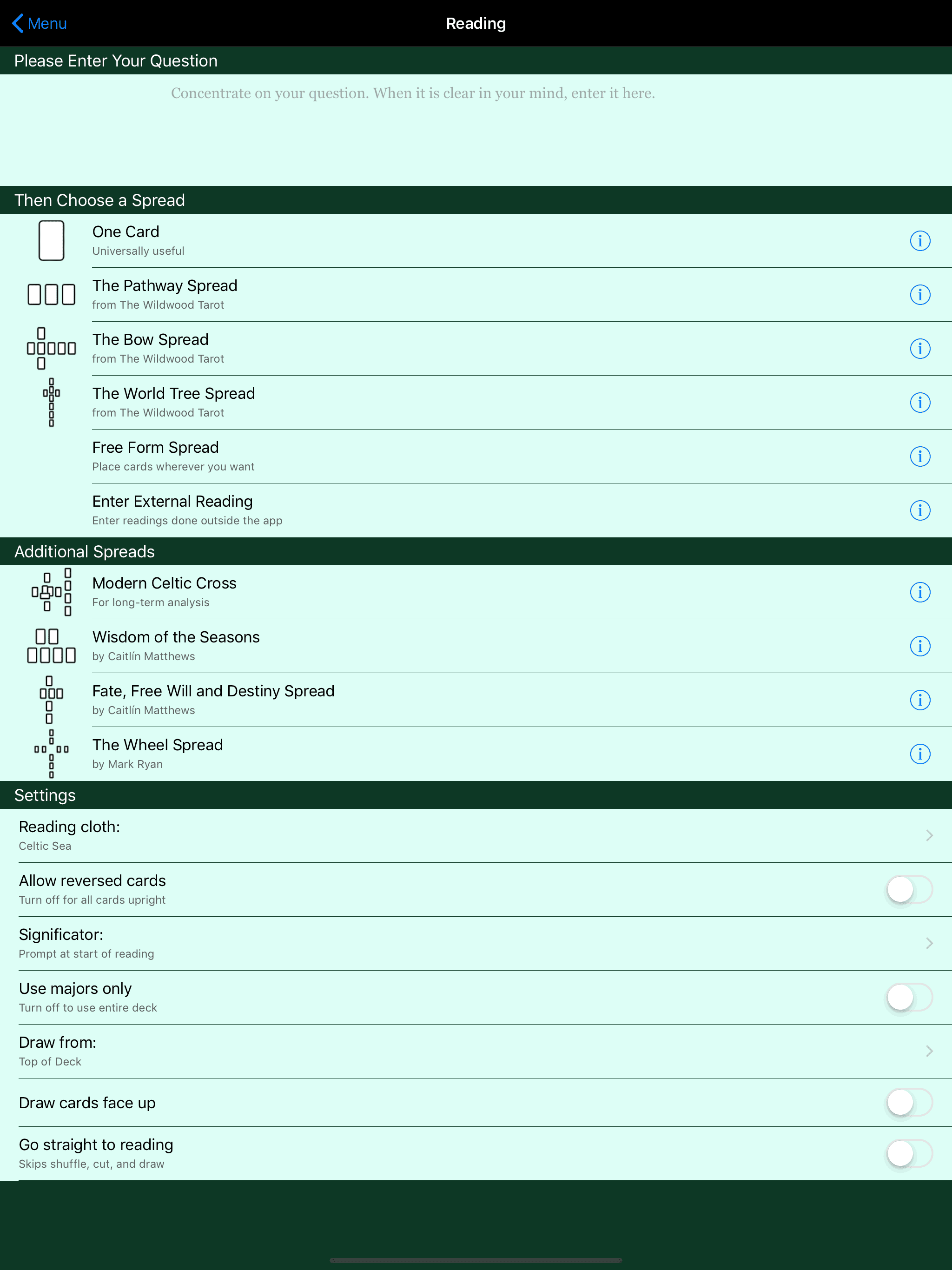 Wildwood Tarot screenshot 8