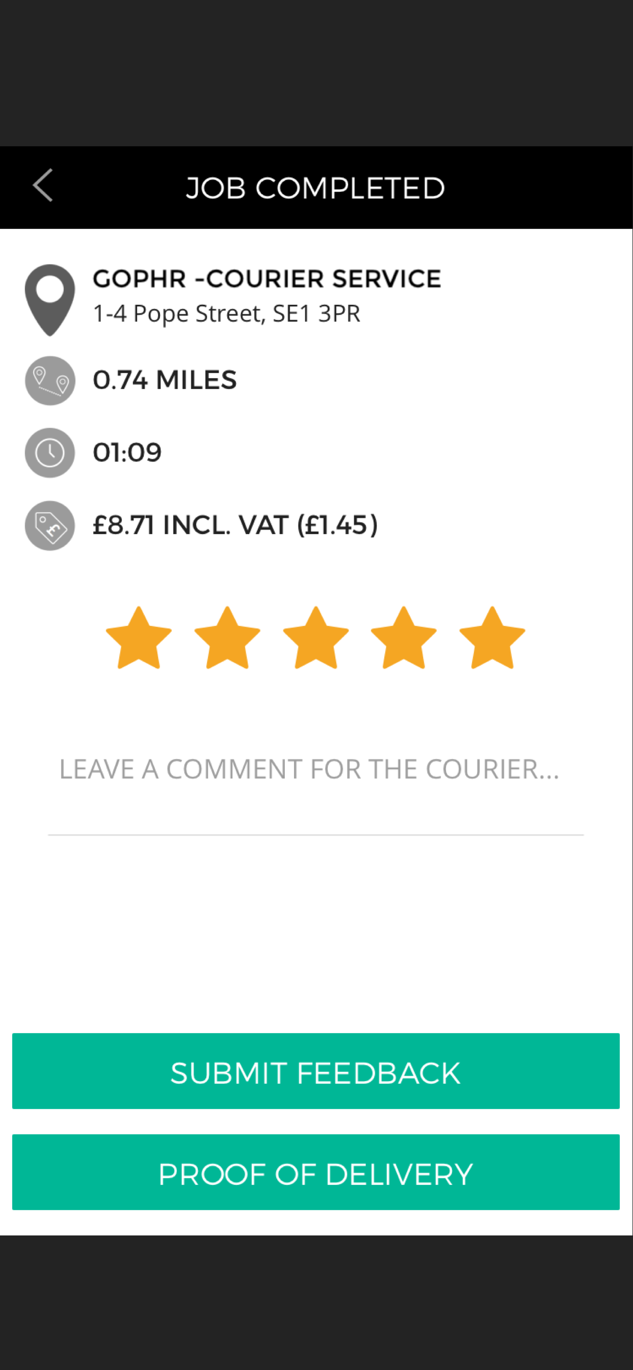 Gophr: Courier Delivery