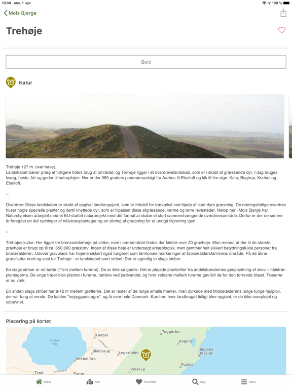 Nationalpark Mols Bjerge iPad screenshot
