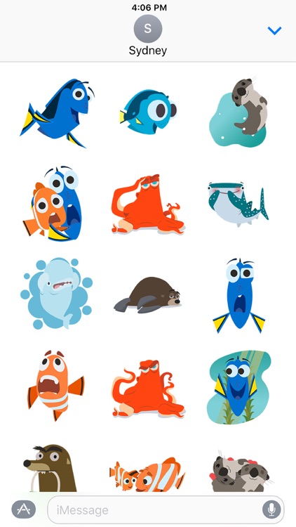 Disney Stickers: Finding Dory