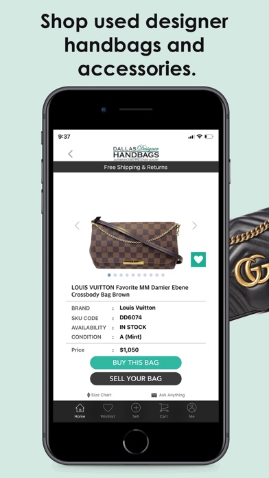 DDH Handbags Screenshot